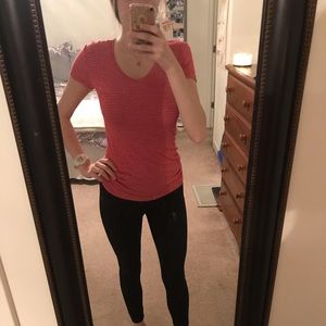 Zenana red striped top